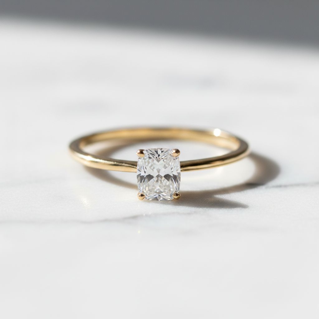 AMALIA Moissanite - Elongated Cushion Cut