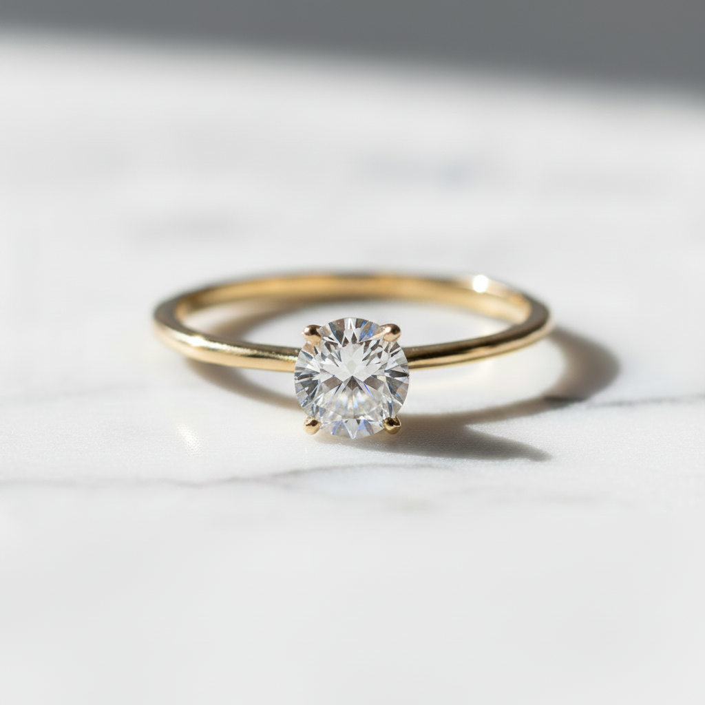 LANA Moissanite - 0.50ct Round Cut